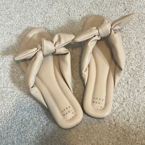 A New Day bow sandal from Target. Size 8. Never worn